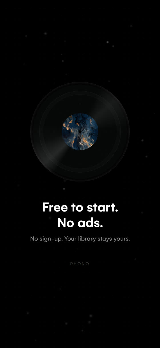 Free to start. No ads.